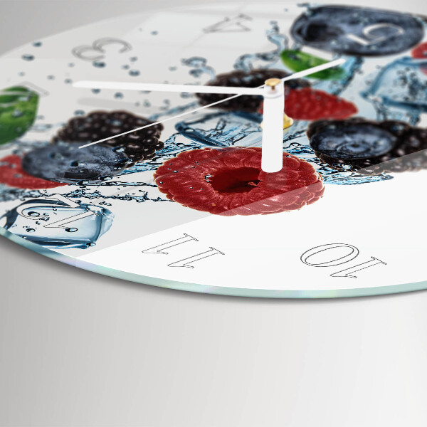 Round wall clock Fruit Ice Cream