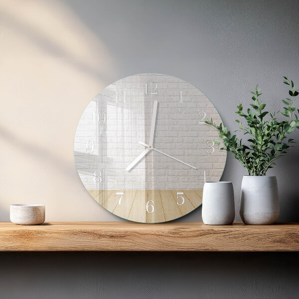 Round wall clock Brick