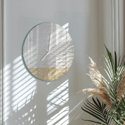 Round wall clock Brick
