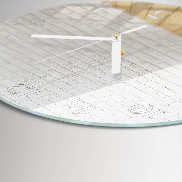 Round wall clock Brick
