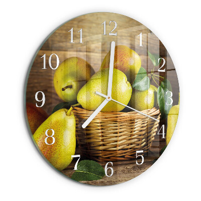 Round wall clock Pears