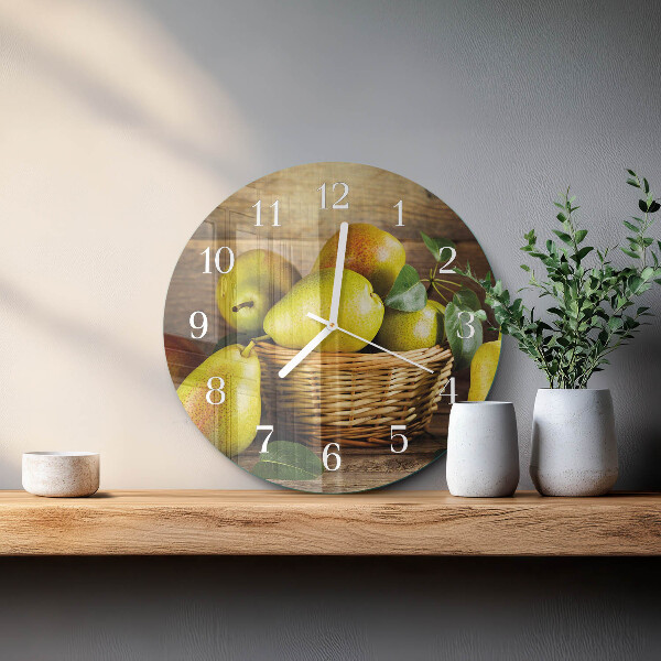 Round wall clock Pears