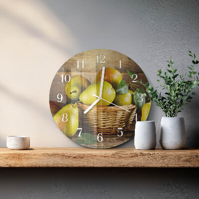 Round wall clock Pears