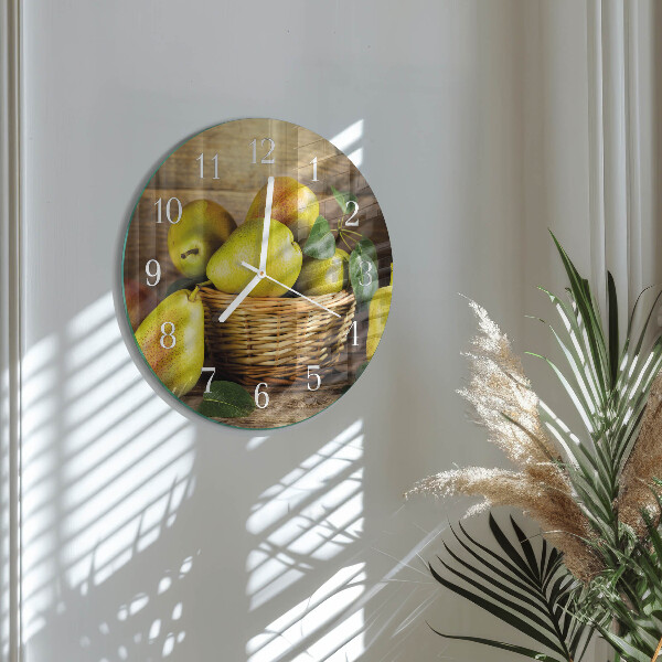 Round wall clock Pears