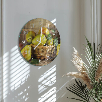 Round wall clock Pears