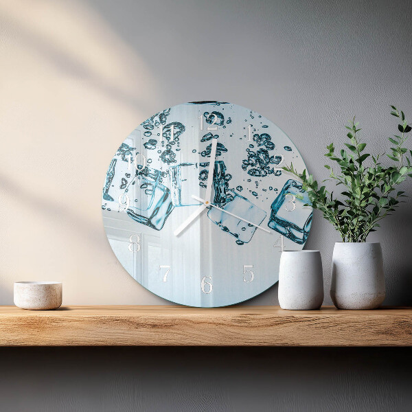 Round wall clock Ice