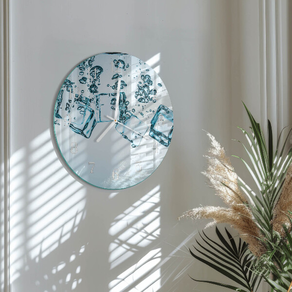 Round wall clock Ice