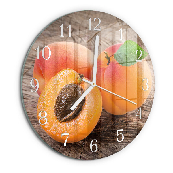 Round wall clock Apricots
