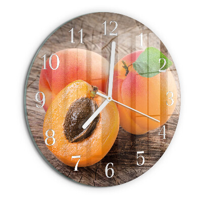 Round wall clock Apricots