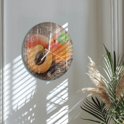 Round wall clock Apricots