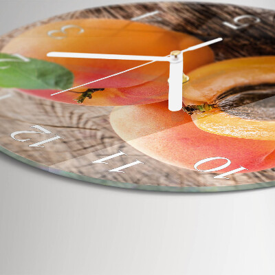 Round wall clock Apricots