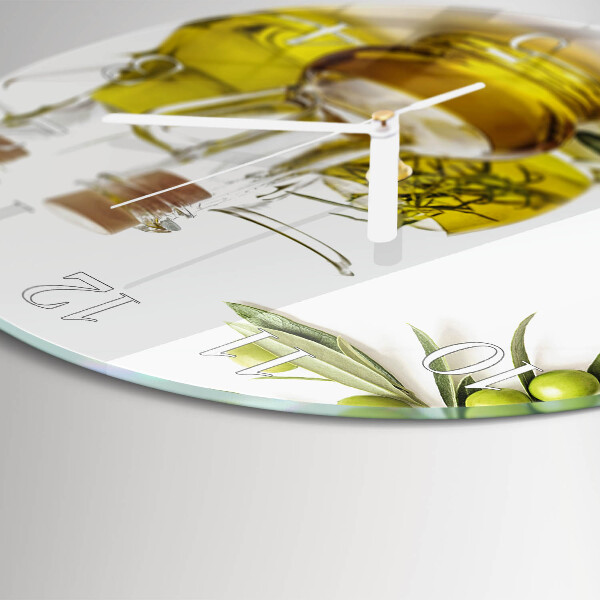 Round wall clock Oil