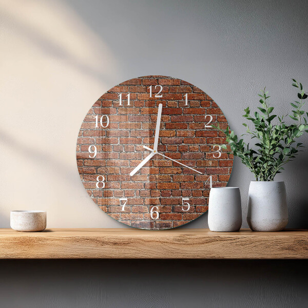 Round wall clock Brick