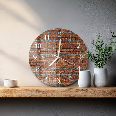 Round wall clock Brick