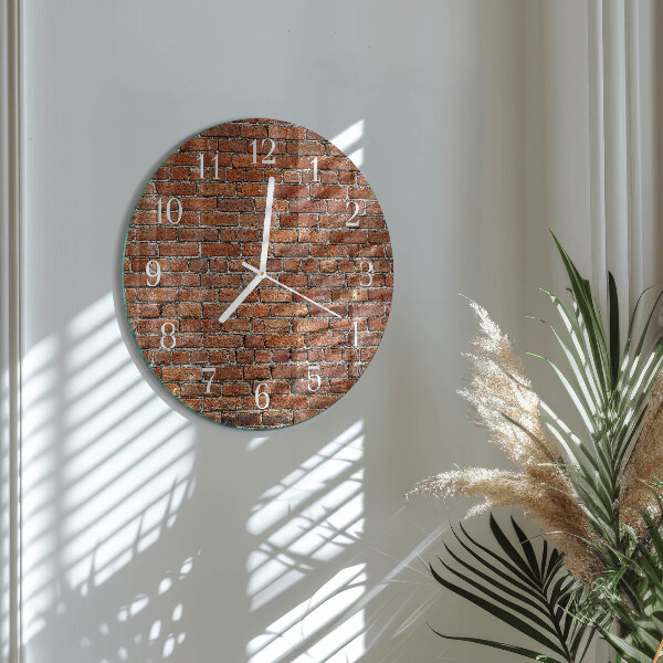 Round wall clock Brick