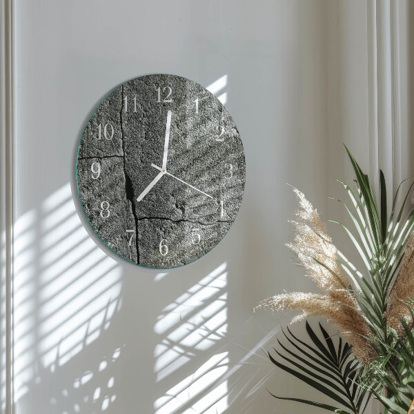 Round wall clock Natural Stone