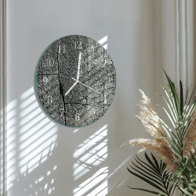 Round wall clock Natural Stone