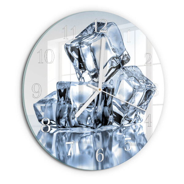 Round wall clock Ice