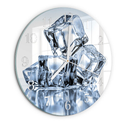 Round wall clock Ice