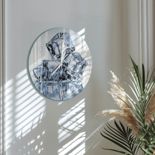Round wall clock Ice