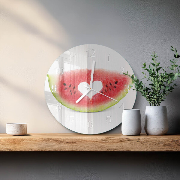 Round wall clock Watermelon