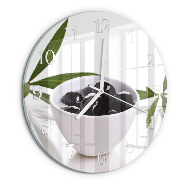 Round wall clock Olives