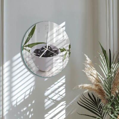 Round wall clock Olives