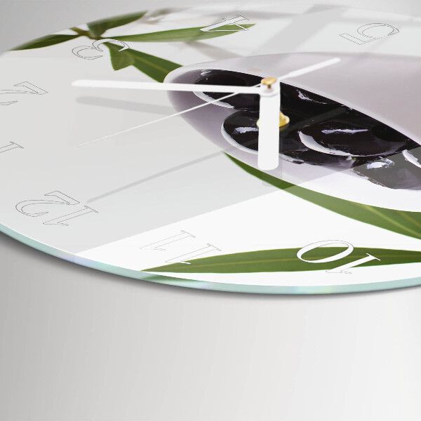 Round wall clock Olives
