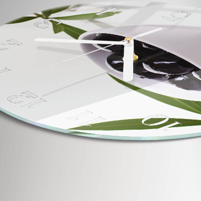 Round wall clock Olives
