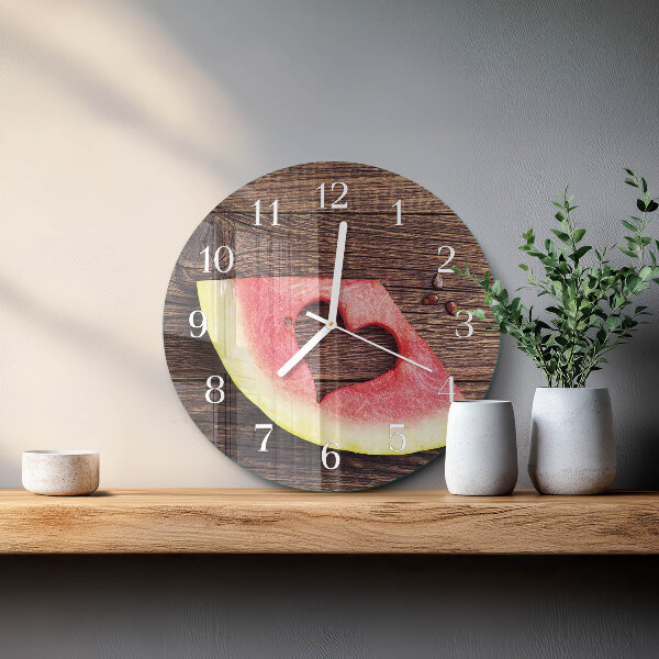 Round wall clock Watermelon