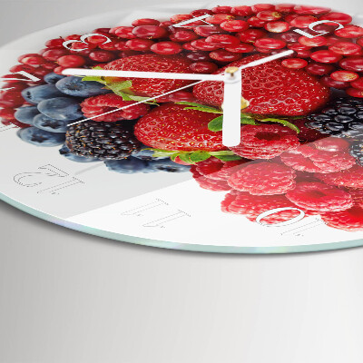 Round wall clock Fruit