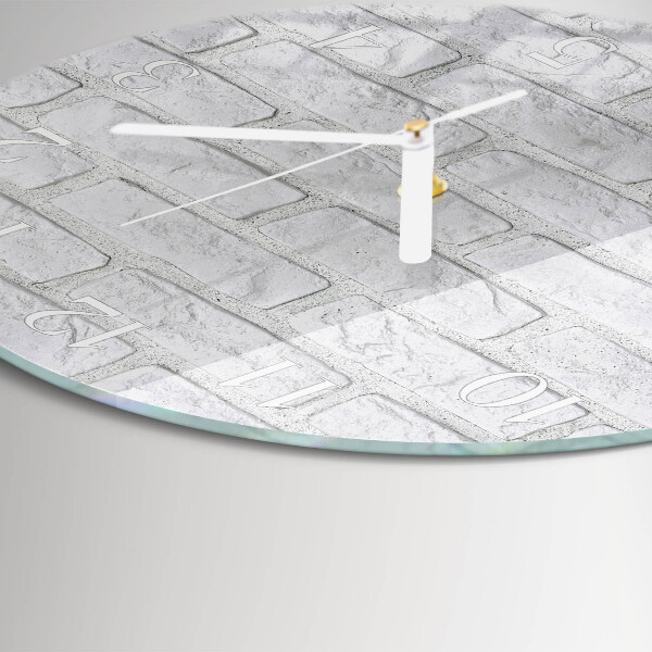 Round wall clock Brick