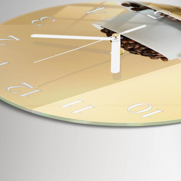 Round wall clock Coffee