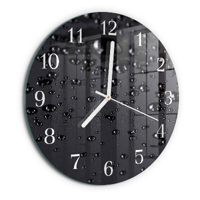 Round wall clock Drops