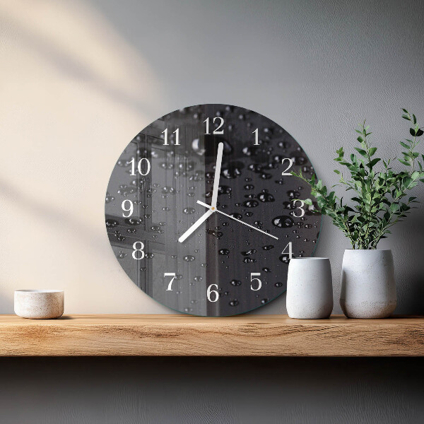 Round wall clock Drops