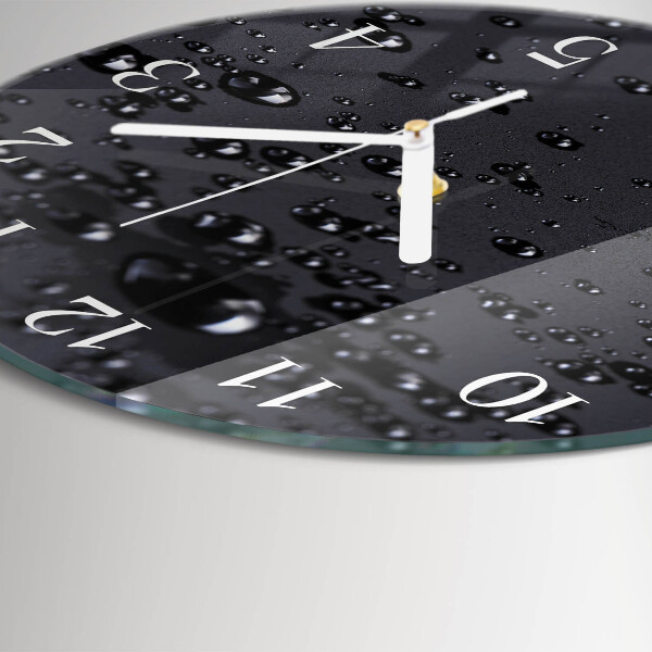 Round wall clock Drops