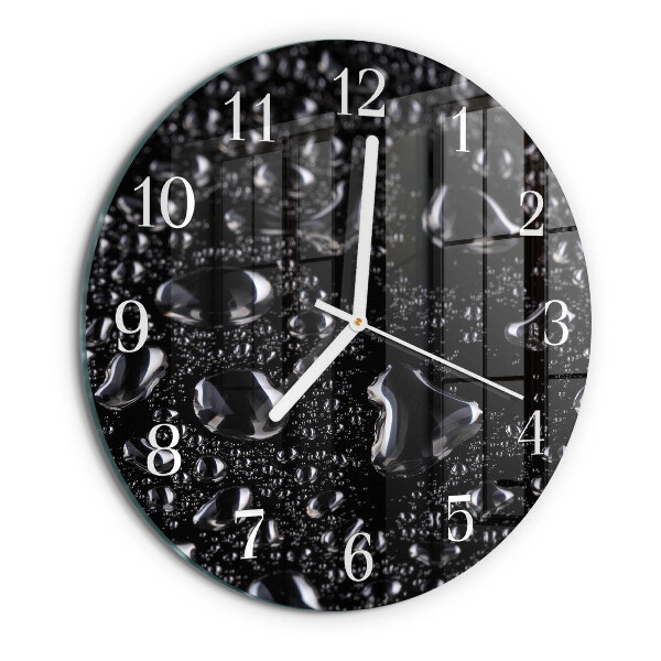 Round wall clock Drops
