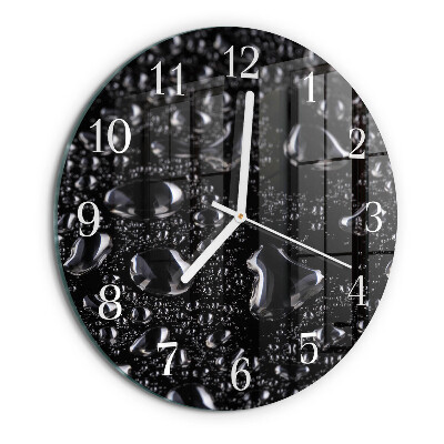 Round wall clock Drops
