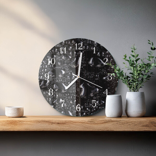 Round wall clock Drops