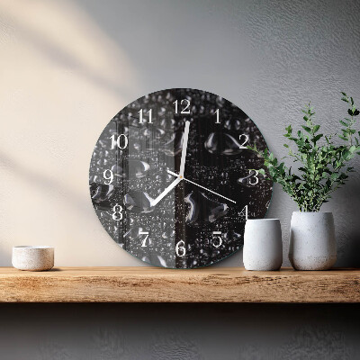 Round wall clock Drops
