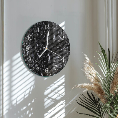 Round wall clock Drops