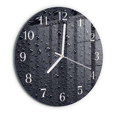 Round wall clock Drops