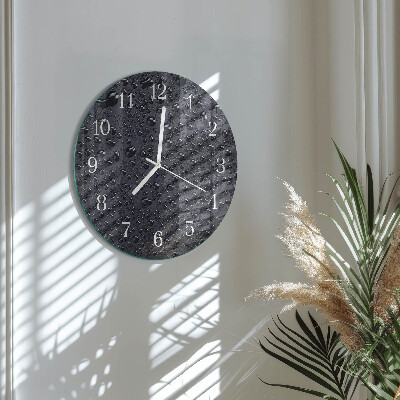 Round wall clock Drops