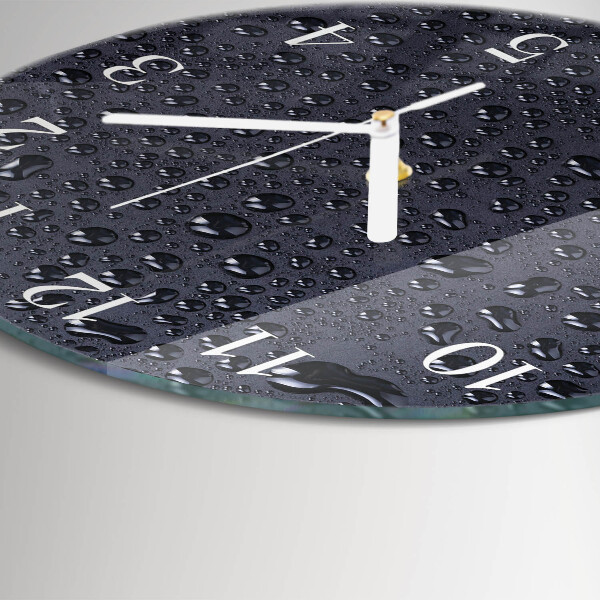 Round wall clock Drops