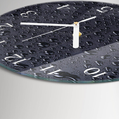 Round wall clock Drops