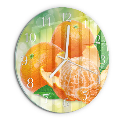 Round wall clock Oranges