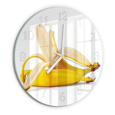 Round wall clock Bananas