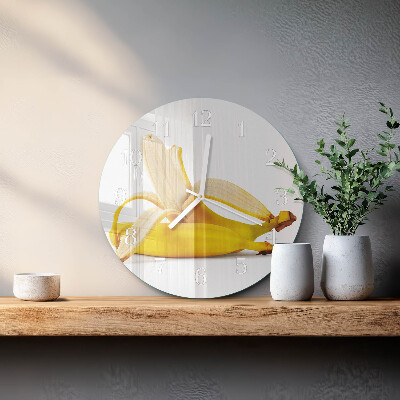 Round wall clock Bananas