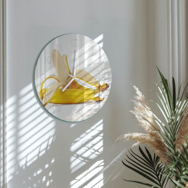 Round wall clock Bananas