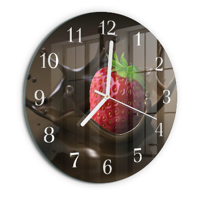 Round wall clock Chocolate